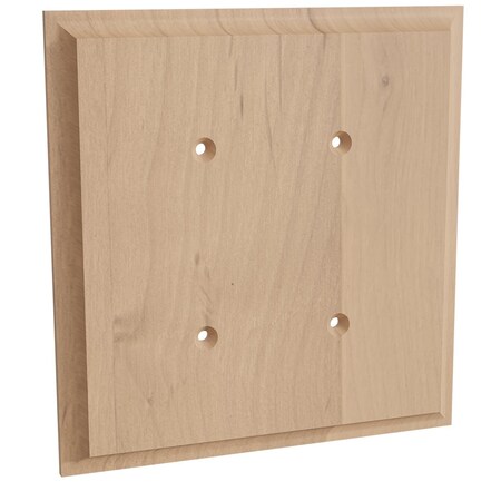 Designs Of Distinction Double Blank Switch Plate Cover - Alder 01452002AL1